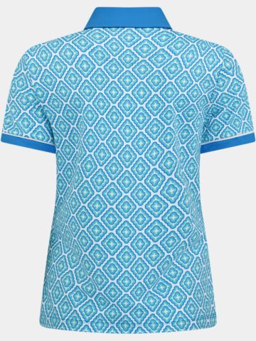 Penguin Cap Sleeve Regular Length Halbarm Polo blau