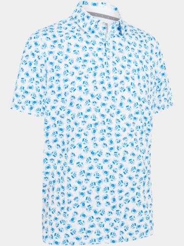 Callaway EMEA CRAB NOVELTY Halbarm Polo weiß