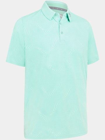 Callaway EMEA WARPED GINGH Halbarm Polo grün