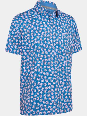 Callaway EMEA CRAB NOVELTY Halbarm Polo blau