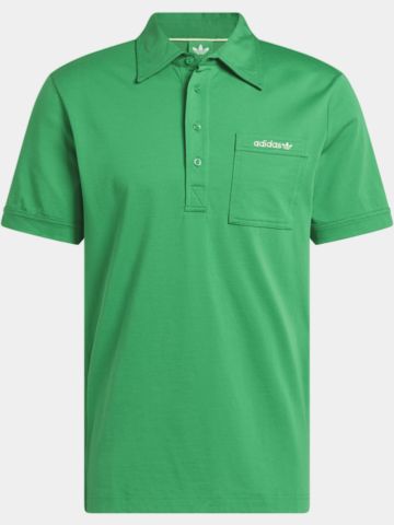 Adidas Golf Originals S Pocket Halbarm Polo grün
