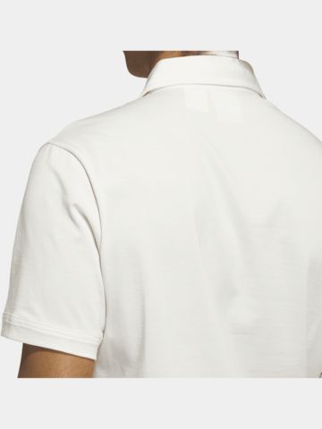 adidas Golf Originals S Pocket Halbarm Polo weiß