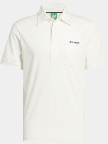 Adidas Golf Originals S Pocket Halbarm Polo weiß