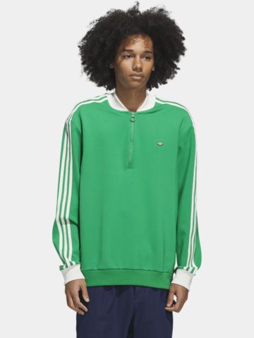 Adidas Golf Originals F 3 Str 1/4 Zip Stretch Midlayer grün