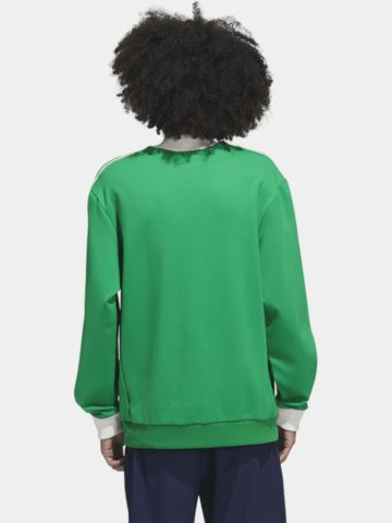 adidas Golf Originals  F 3 Str 1/4 Zip Stretch Midlayer green