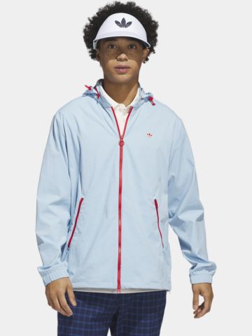 Adidas Golf Originals S Full Zip Jckt Stretch Jacke hellblau