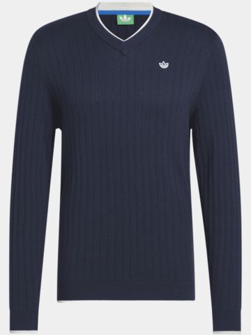 F Knit Sweater Pullover Strick navy