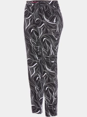 Alberto JANA - CR - White Leaves WR 7/8 Hose navy