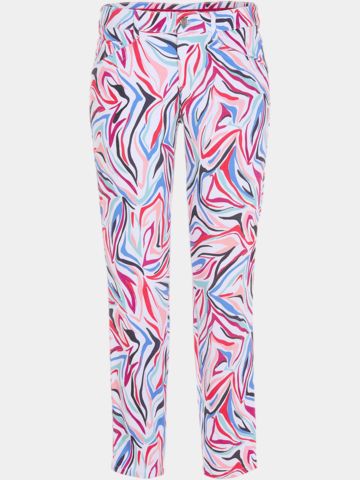 Alberto JANA-CR - Fancy Summer Print WR 7/8 Hose mehrfarbig