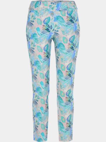 Alberto LUCY-CR - Jungle Print WR 7/8 Hose mehrfarbig