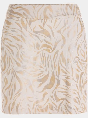 Alberto LISSY - Golden Print Jersey Skort sand