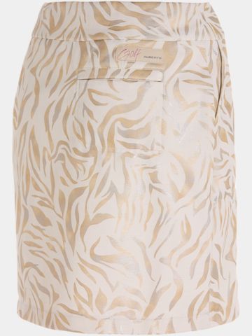 Alberto LISSY - Golden Print Jersey Skort sand