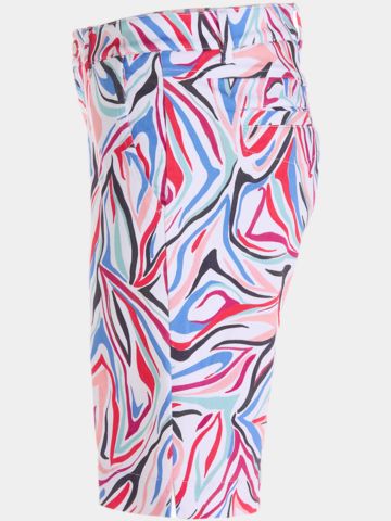 Alberto AUDREY K - Fancy Summer Print WR Bermuda Hose mehrfarbig
