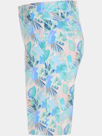 Alberto AUDREY K - Jungle Print WR Bermuda Hose mehrfarbig