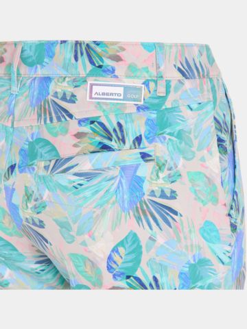 Alberto AUDREY K - Jungle Print WR Bermuda Hose mehrfarbig
