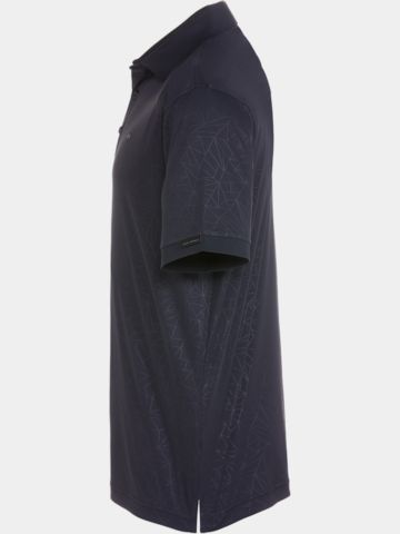 Daniel Springs  Superlight Embossed Halbarm Polo schwarz