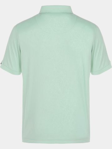 Daniel Springs  Superlight Embossed Halbarm Polo hellgrün