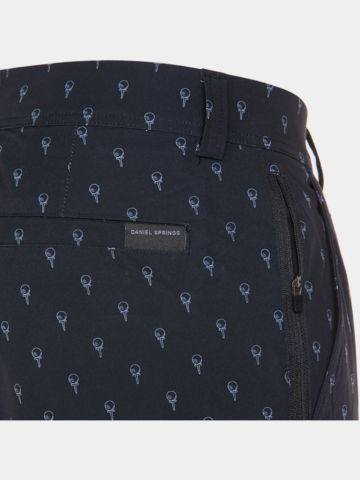 Daniel Springs  LEVIN Funktions Druck Bermuda Hose schwarz