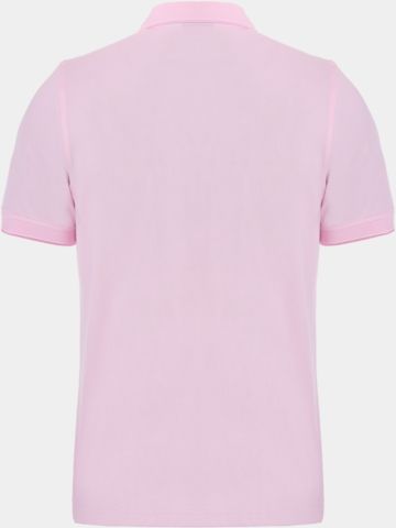 Daniel Springs 2-Tone Pique Halbarm Polo rosa