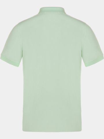 Daniel Springs 2-Tone Pique Halbarm Polo hellgrün