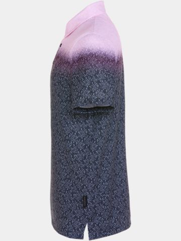 Daniel Springs Gradient Druck Funktions Halbarm Polo beere