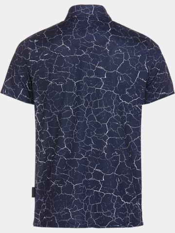 Daniel Springs Crack Druck Funktions Halbarm Polo navy
