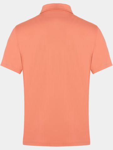 Daniel Springs Funktions Pique Halbarm Polo koralle