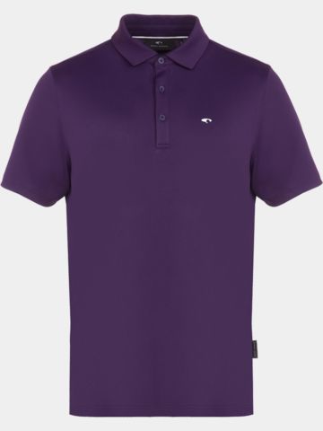 Daniel Springs Funktions Pique Halbarm Polo beere