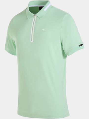 Daniel Springs  Funktions Pique  Halbarm Polo hellgrün