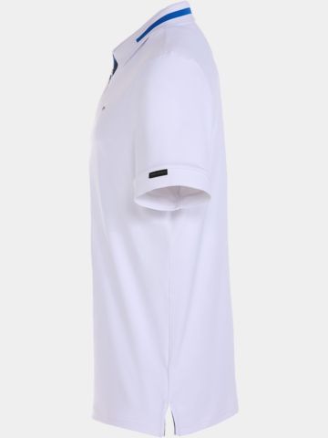 Daniel Springs  Funktions Pique  Halbarm Polo weiß