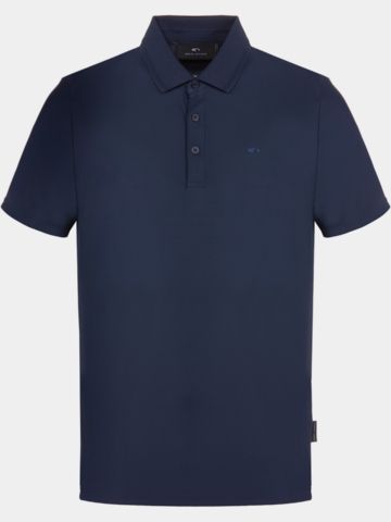 Daniel Springs Nylon Pique Halbarm Polo navy