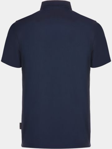 Daniel Springs Nylon Pique Halbarm Polo navy