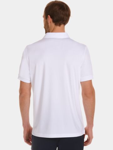 Daniel Springs Funktions Halbarm Polo weiß