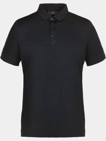 Daniel Springs Funktions Halbarm Polo schwarz