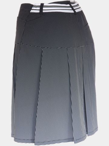 Valiente  Gradient Druck lang Skort schwarz