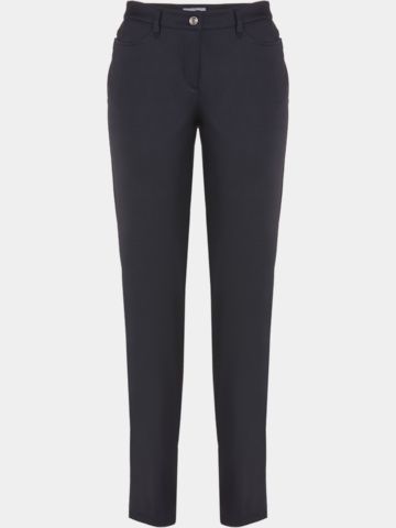 Valiente ROMY Nylon-Stretch lang Hose schwarz