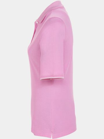 Valiente  2-Tone Pique Halbarm Polo pink
