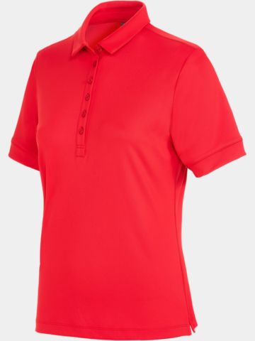 Valiente  Funktions Pique  Halbarm Polo rot