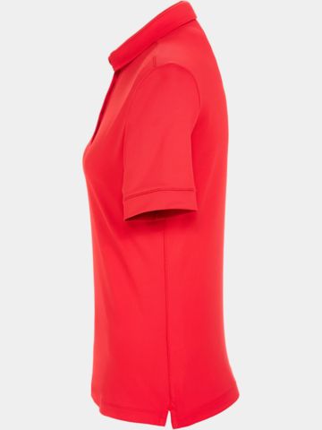 Valiente  Funktions Pique  Halbarm Polo rot