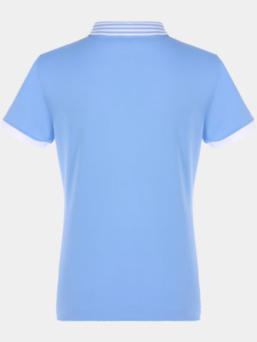 Valiente  Funktions Pique  Halbarm Polo hellblau