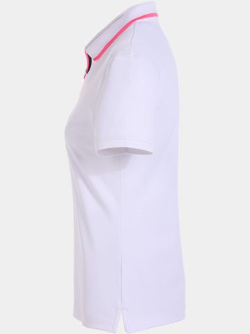 Valiente Funktions Pique Halbarm Polo weiß