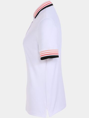 Valiente  Funktions Pique  Halbarm Polo weiß