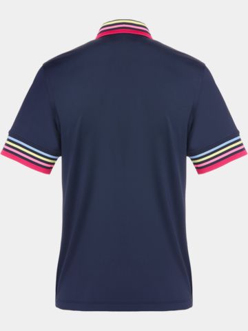 Valiente Funktions Pique Halbarm Polo navy