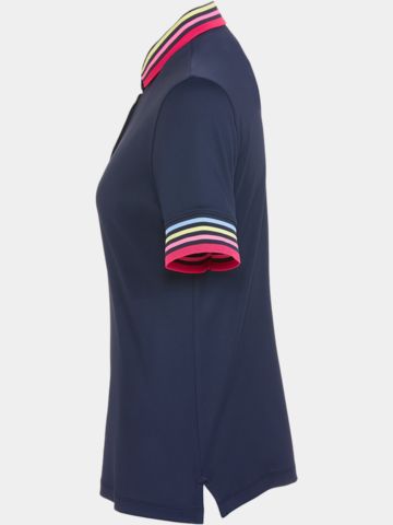 Valiente  Funktions Pique  Halbarm Polo navy