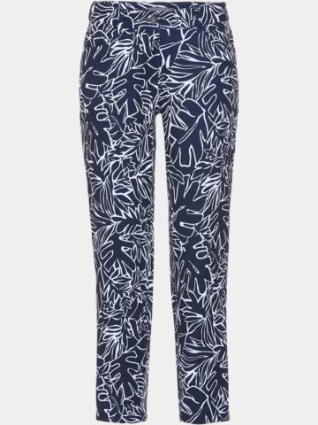 Valiente DARIA 5-Pocket Stretch Druck 7/8 Hose navy