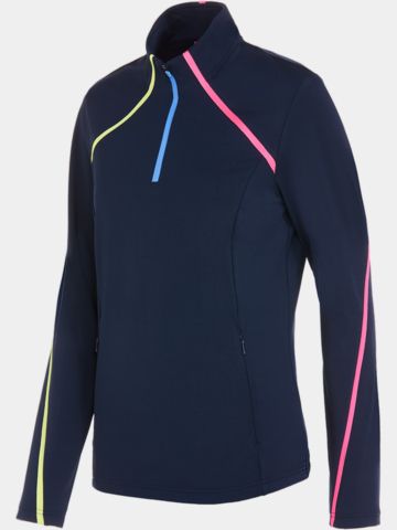 Valiente  Power- Stretch Midlayer navy