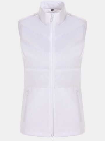 Valiente Stepp- Stretch Weste weiß