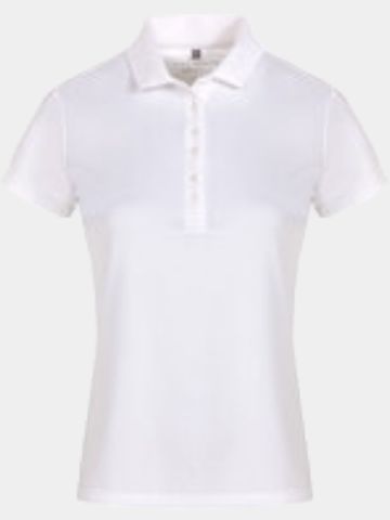 Valiente Funktions Halbarm Polo weiß