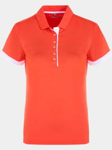 Valiente Funktions Halbarm Polo koralle