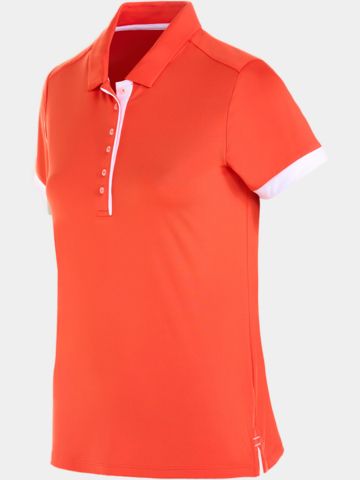 Valiente Funktions Halbarm Polo koralle